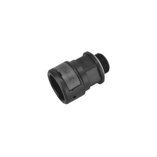 Fränkische Anschlussverschraubung Kunststoff, schwarz ASPA-17M20PB - 4890306200