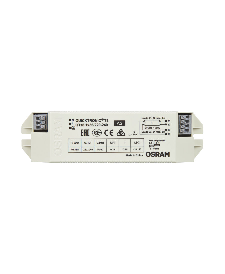 Osram Vorschaltgerät FL-EVG OSRAM QTZ8 1X36/220-240