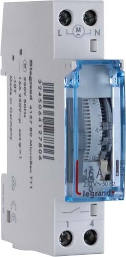 Legrand (BT) Tagesschaltuhr sync. 230V 50Hz Legrand 412780 - 412780