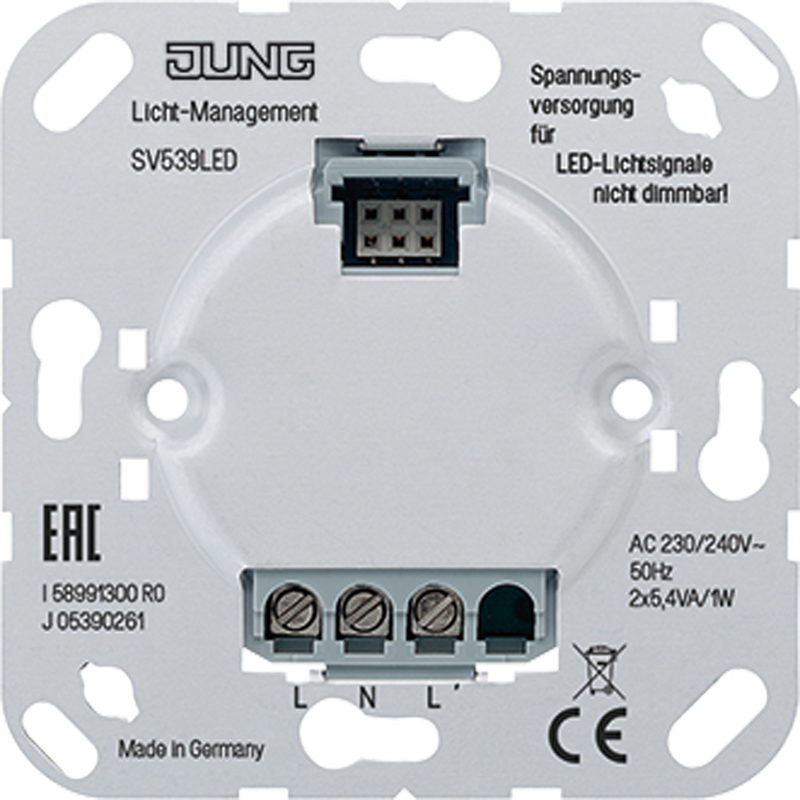 Jung Spannungsversorgung AC230/240V 50Hz SV 539 LED - SV539LED