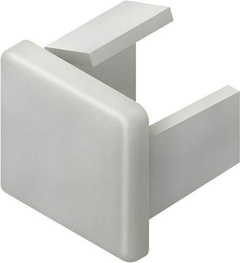 HKL Endstück rws 20x20 RAL9010 E2020.3