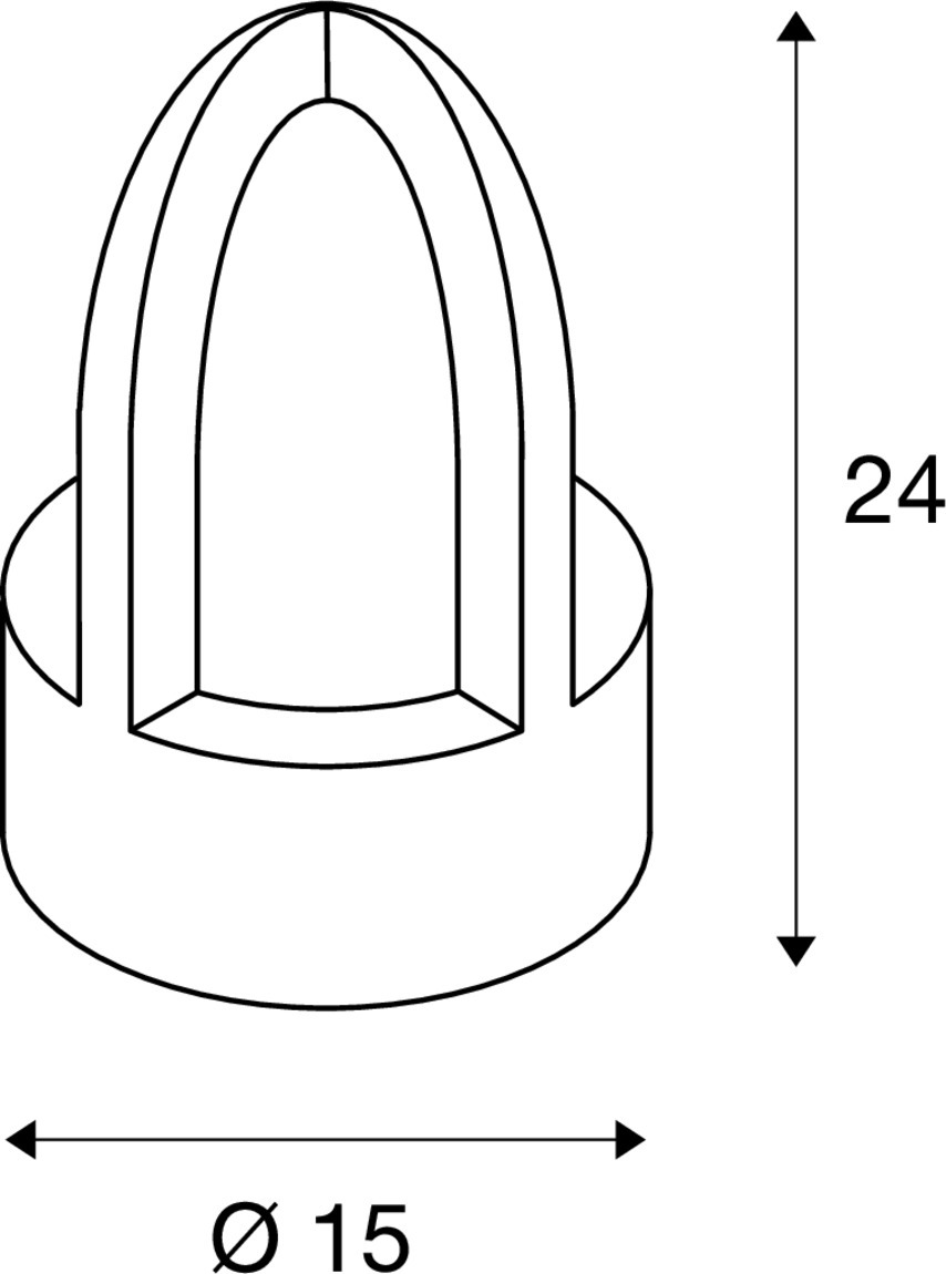 SLV RUSTY® CONE 24, Outdoor Standleuchte, C35, rund, stahl gerostet, Ø/H 15/24 cm, max. 40W, IP54 - 229430