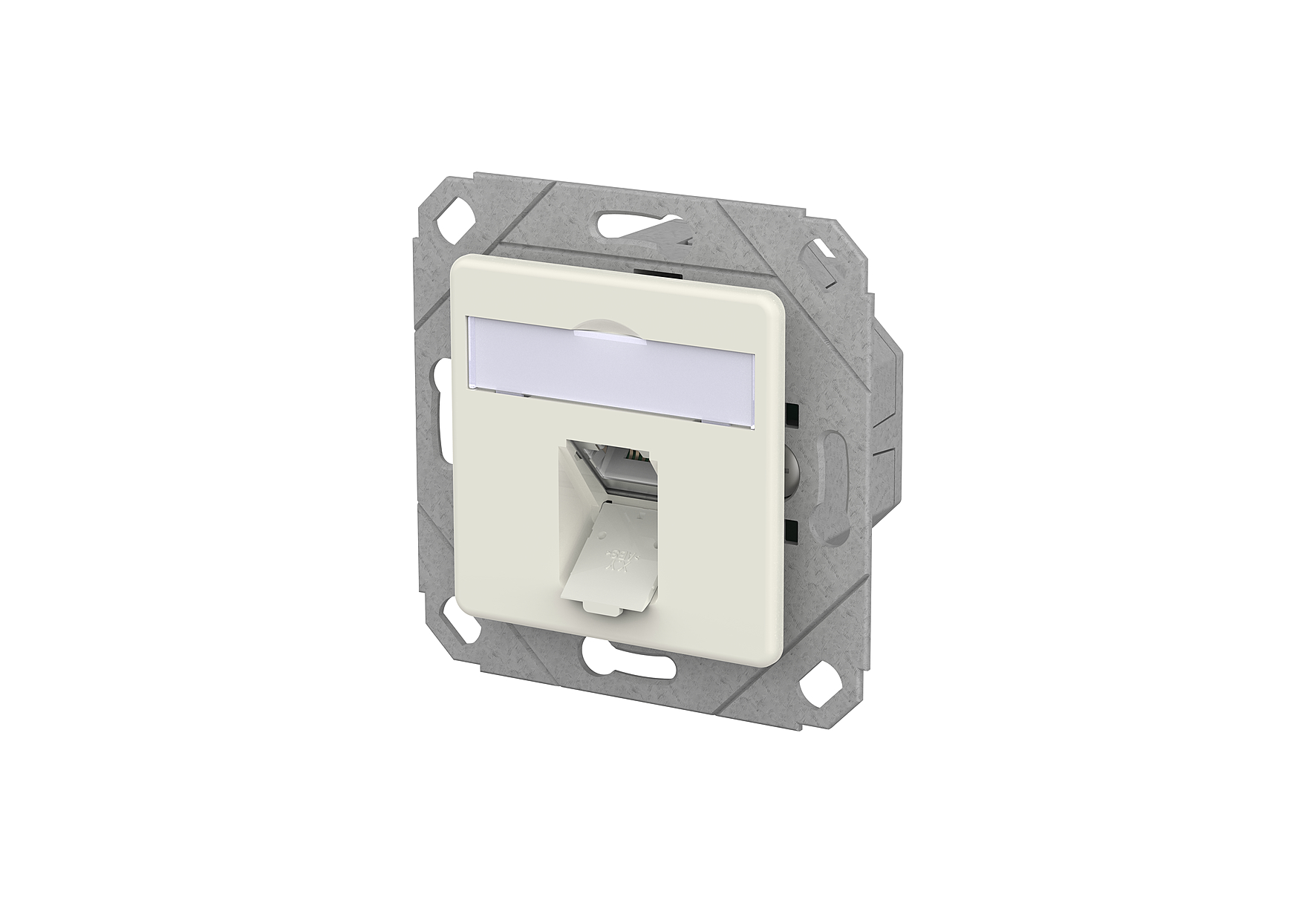 Metz Connect RJ45 Anschlussdose IDC reinweiß 130D371102-I
