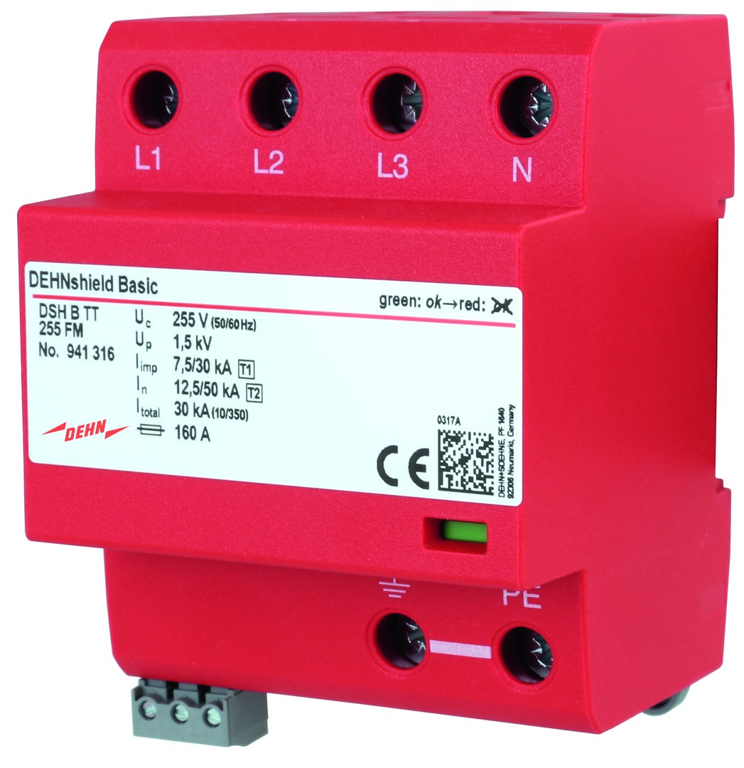 DEHN Anwendungsoptim.Kombi-Abl. TT und TN-S-Systeme DSH B 255 FM