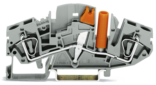 WAGO GmbH & Co. KG Trennklemme 2-L., orange 6qmm 282-811