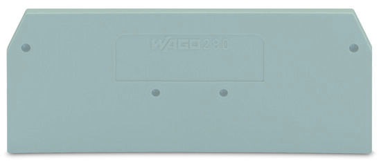 WAGO GmbH & Co. KG Abschlußplatte grau 280-324