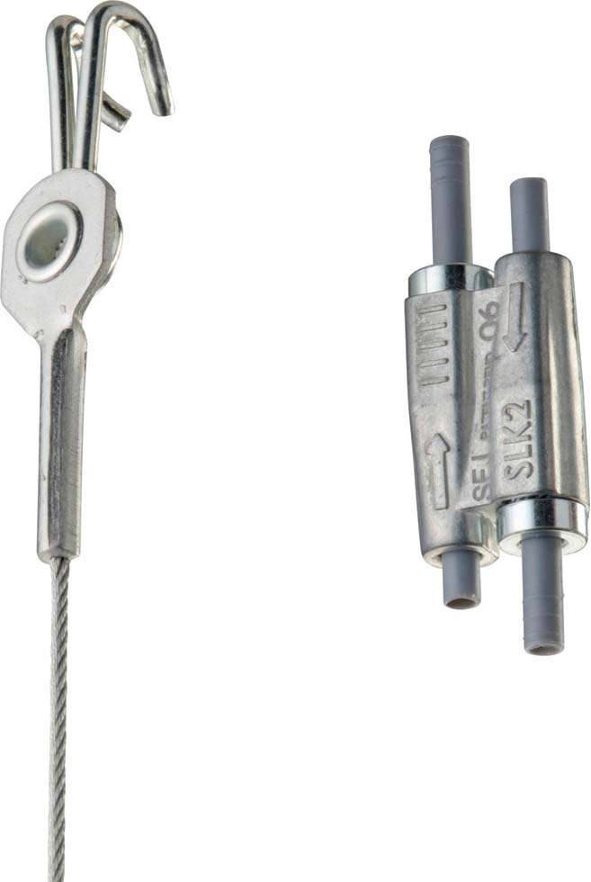 Erico SLK mit Deckenhaken 1,5mm Stahlseil,L=2m SLK15L2DH
