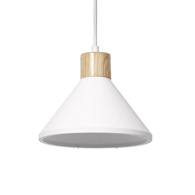 LEDVANCE Decor Plaster Wood Pendant 220 mm E27 White - 4058075838406