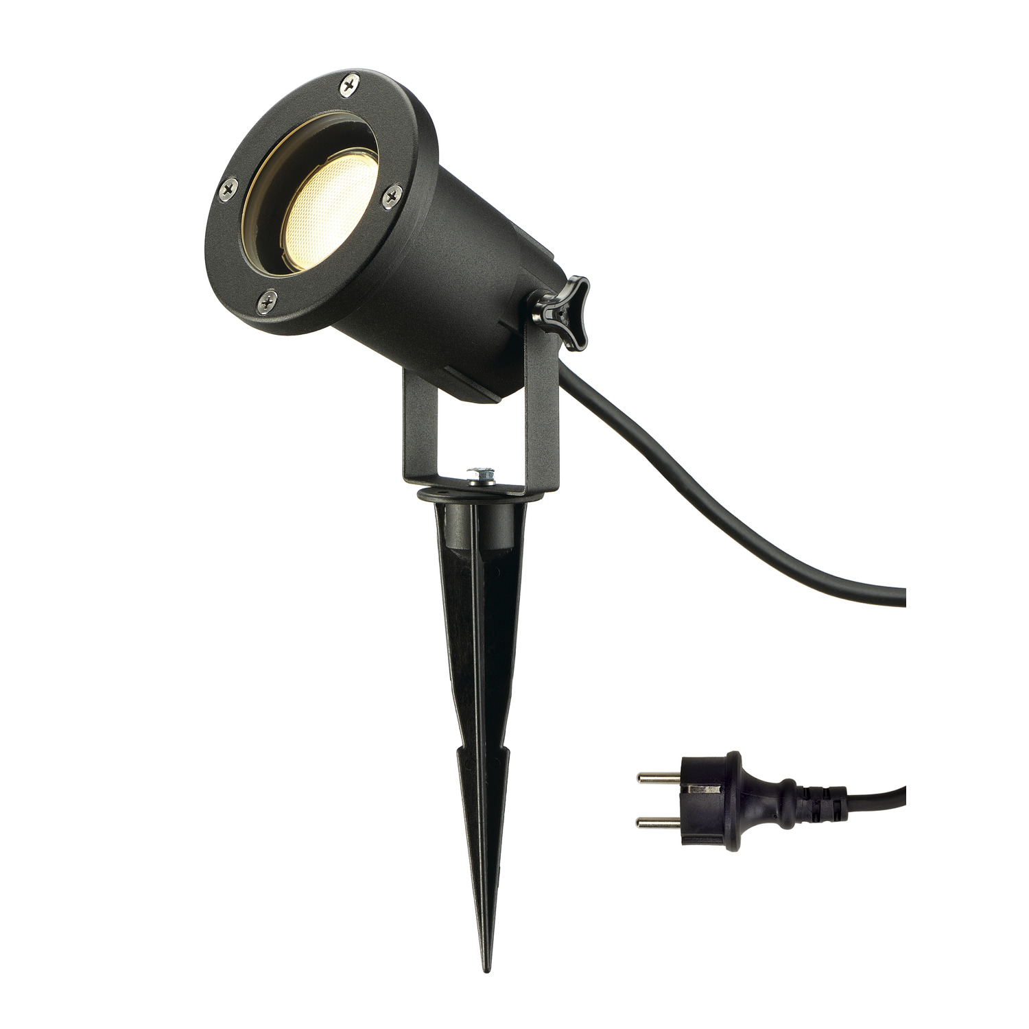 SLV BIG NAUTILUS, Outdoor Spiessleuchte, QPAR51, IP65, schwarz, max. 11W, inkl. 1,5m Kabel mit Stecker - 227410 SLV BIG NAUTILUS, Outdoor Spiessleuchte, QPAR51, IP65, schwarz, max. 11W, inkl. 1,5m Kabel mit Stecker - 227410