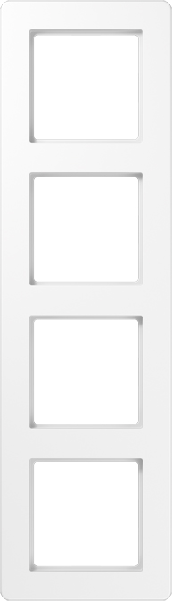 Jung Rahmen 4-fach waage/senkrecht AF 584 BF WW günstig online kaufen