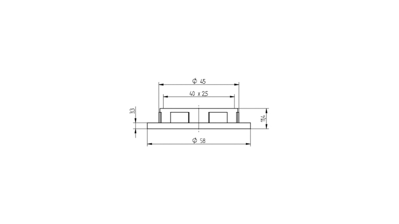 BJB Shade ring for lampholders E27, E26, Gewinde 40 x 2,5 mm 22.702.-816.50