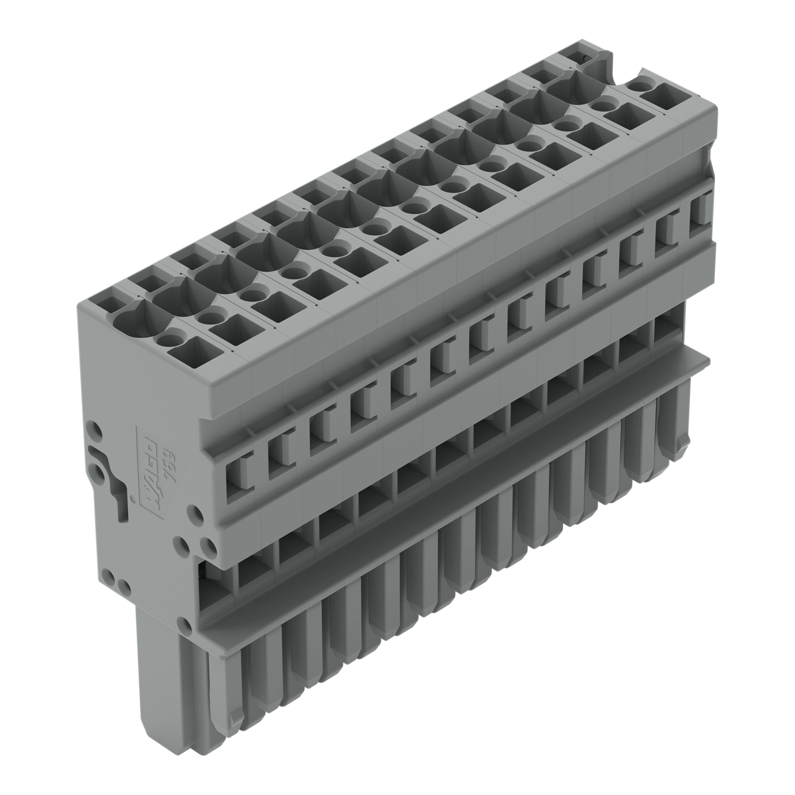 WAGO GmbH & Co. KG Federleiste 13pol. grau 769-113