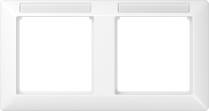 Jung Rahmen, 2fach waager. sprühnebeldi.Fenster AS 5820 BF INA WW günstig online kaufen