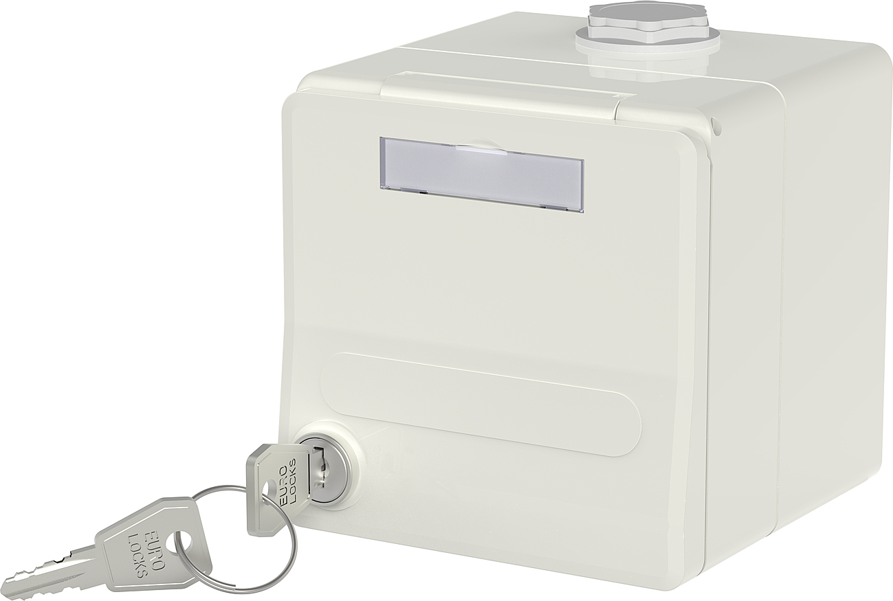Metz Connect IP44 Modul-AP-Geh. rws für MC-Modul 1309470002-I
