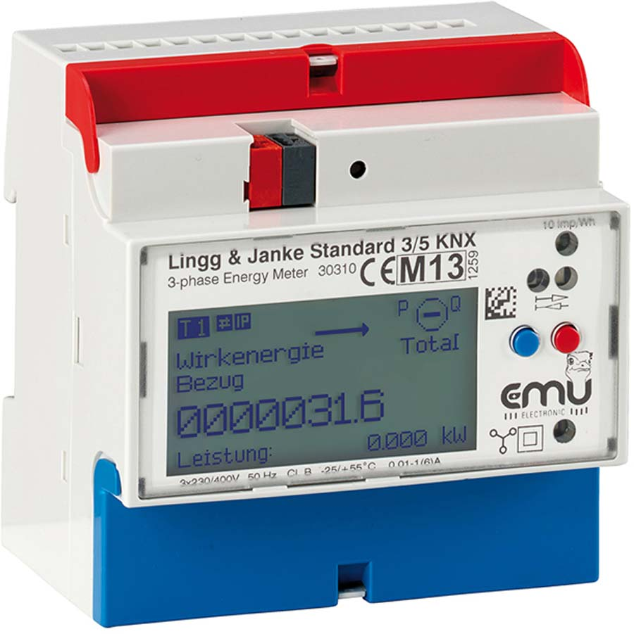Lingg&Janke EnergiezÃ¤hler Standard KNX REG 3-P EZ-EMU-WSTD-D-REG-FW