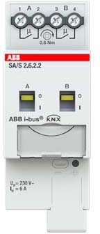 ABB Stotz S&J Schaltaktor 2fach, 6A, REG SA/S2.6.2.2