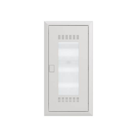 Striebel&John Mediaverteiler 4-reihig m.PatchPanel+TürWiFi UK648MW