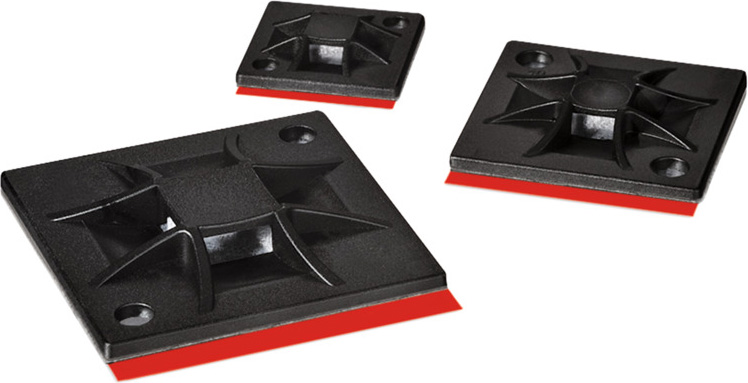 HellermannTyton Befestigungssockel schwarz QM30APTAPA66BK(10)