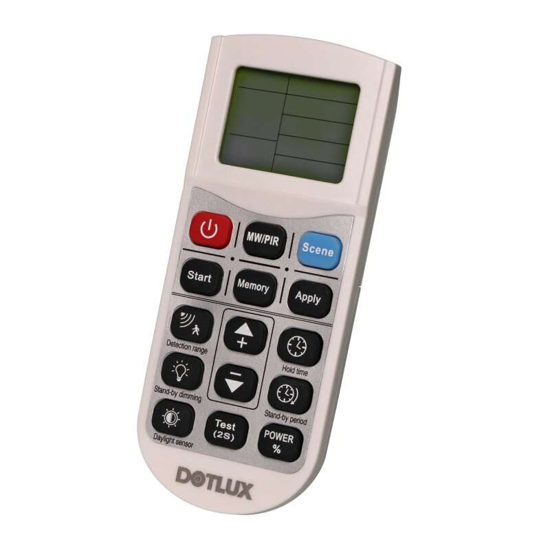 DOTLUX infrared remote control for LIGHTSHOWERsmart radar sensors ...