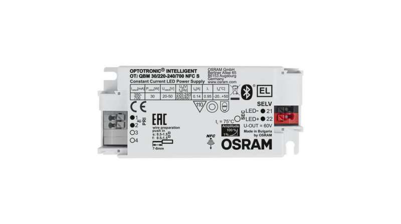 Inventronics LED-Driver OTi QBM 30/220-240/700 NFC S