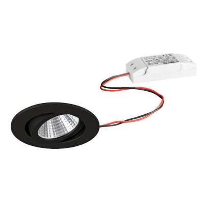Brumberg LED-Einbaustrahlerset, IP65, schaltbar, schwarz - 33353083