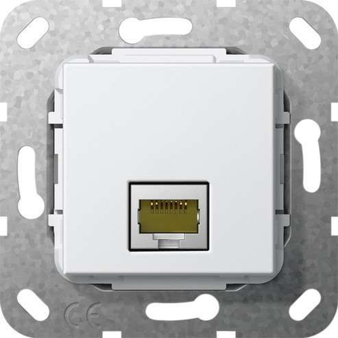 Gira Modular Jack RJ45 Cat6A rws LSA Plus Buchse 569603 - 569603 | 30187330