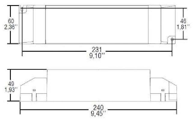 TCI LED-Driver DC 150W 24V VST Black